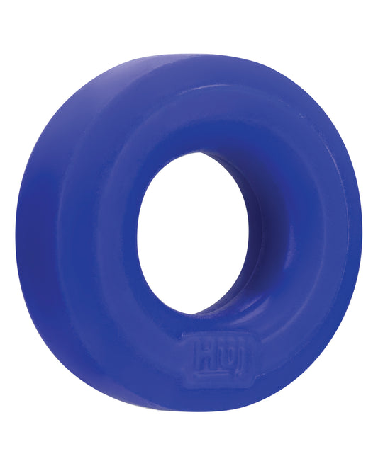Cobalt Silicone C-Ring with Groove Interior for Secure Fit