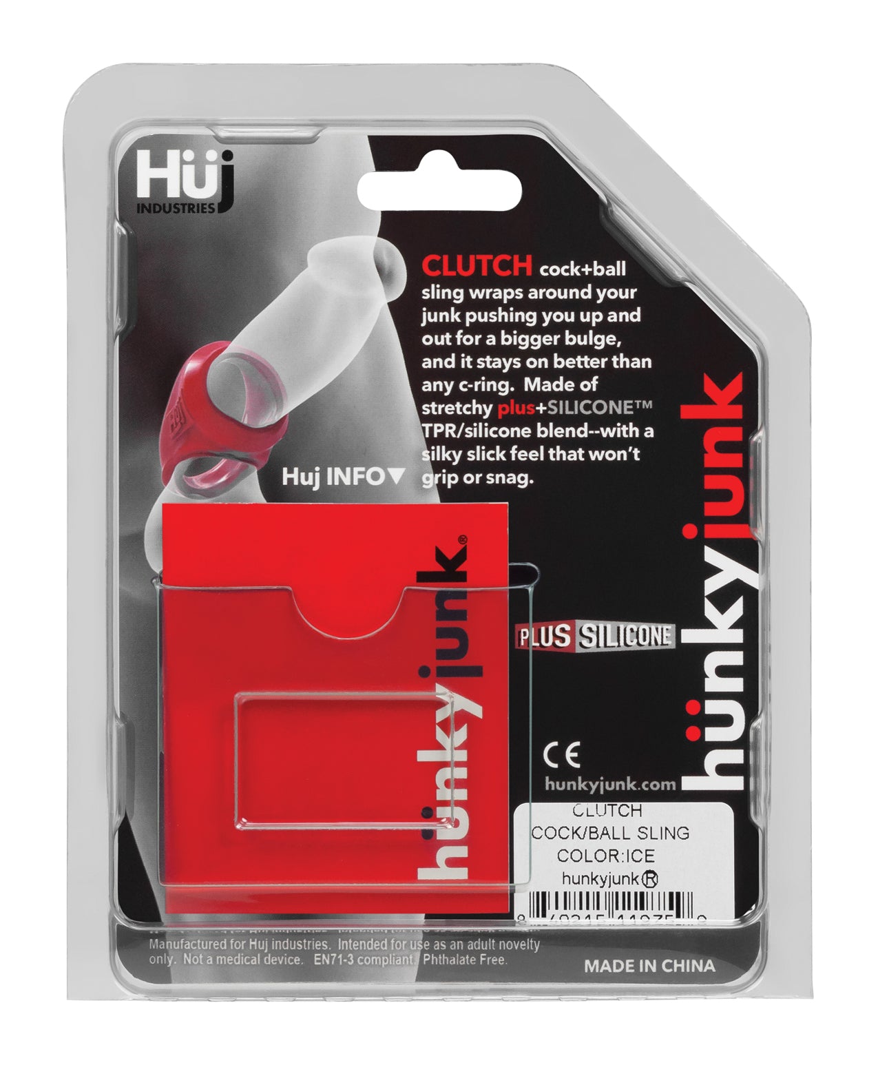 Hunky Junk Clutch Ice Cock & Ball Sling with PLUS+silicone Support