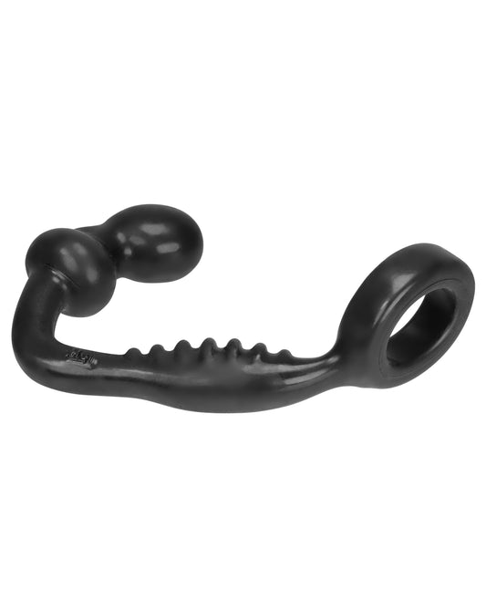 Ripple Asslock Anal Toy with Silicone C-Ring and Taint Massager