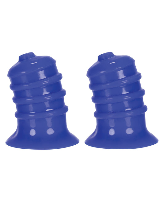 Hunky Junk Elong Nipsuckers in Cobalt with Deep Suction & Flexible Fit
