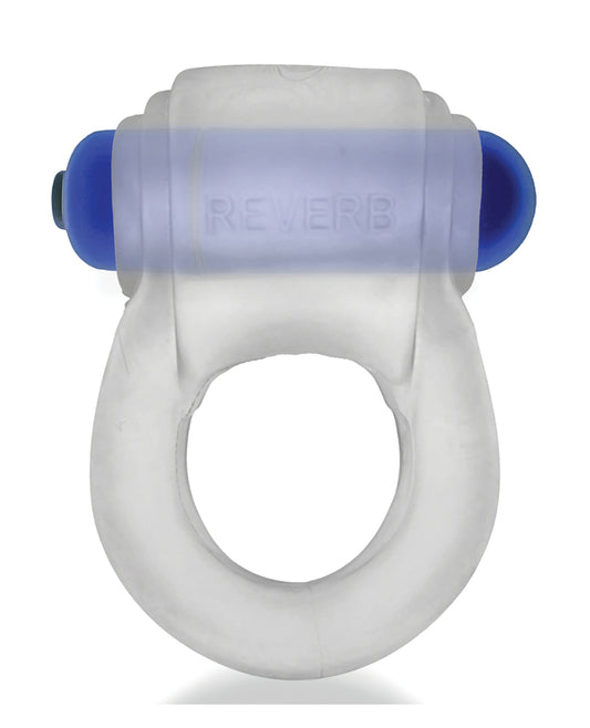 Hunkyjunk Penis Enhancement Vibrating Cock Ring with Stretchy Silicone Blend and Ergonomic Curved Design for All-Around Stimulation