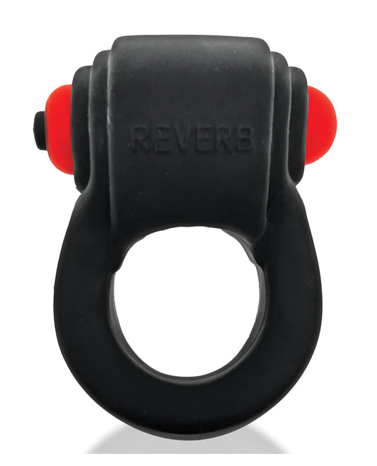 Hunkyjunk Cock Ring Vibrating Stretchy PLUS+Silicone Ribbed Design for Enhanced Stimulation