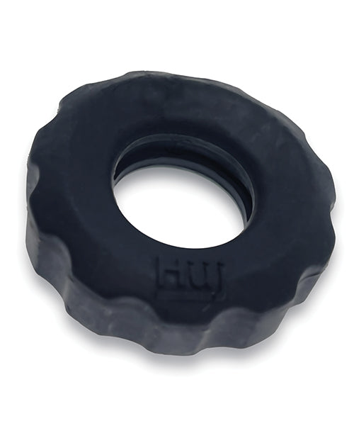 Hunky Junk Cockrings PLUS+silicone Stretchy Lube-Channel Design for Enhanced Performance and Comfort