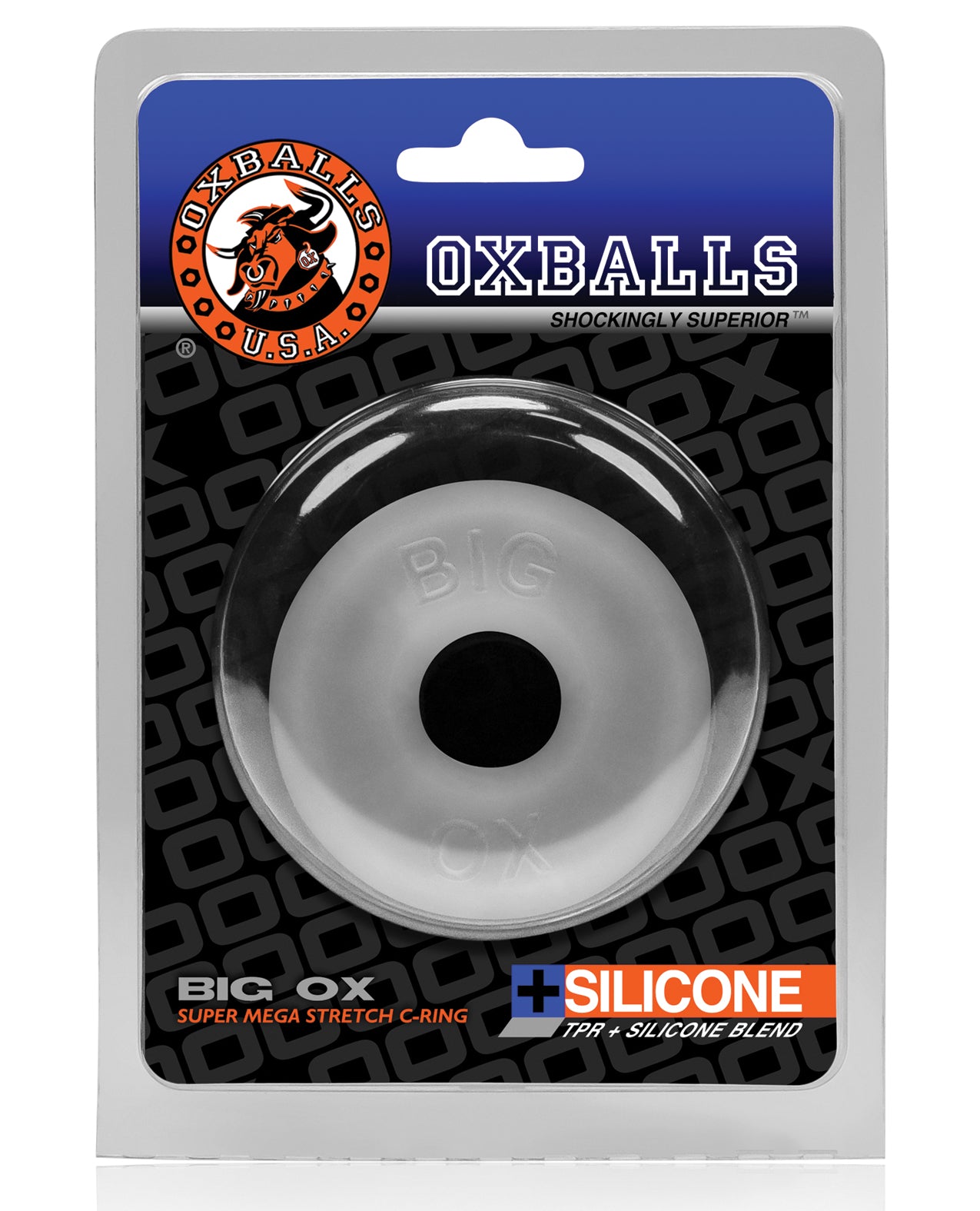 Big Ox Cool Ice Cockring with PLUS+silicone for Comfort & Support