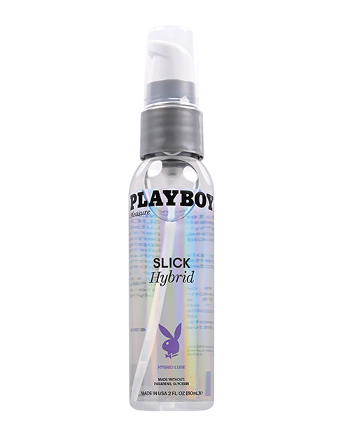 Playboy Lubricants Slick Hybrid Personal Lubricant Water Silicone Blend for Enhanced Comfort and Moisturizing