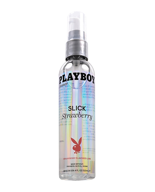 Playboy Lubricant Water-Based Strawberry Flavor Condom Compatible for Enhanced Intimate Comfort
