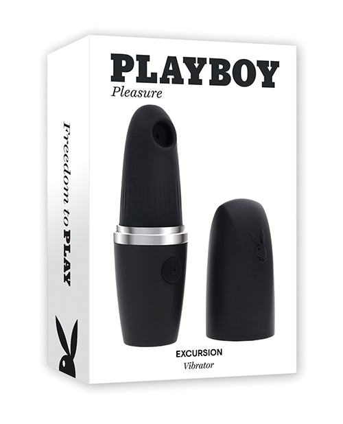 Playboy Stimulators Clitoral Suction Vibe Lipstick-Case Design with 5 Speeds for Discreet Targeted Pleasure