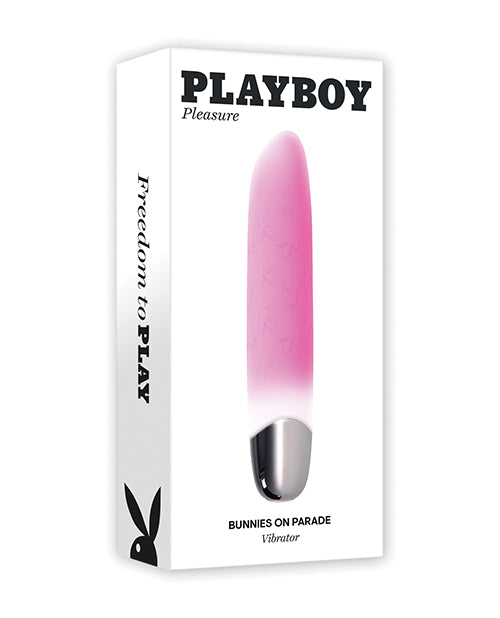 Playboy bullet vibrator dual-layer silicone with angled tip for targeted personal stimulation