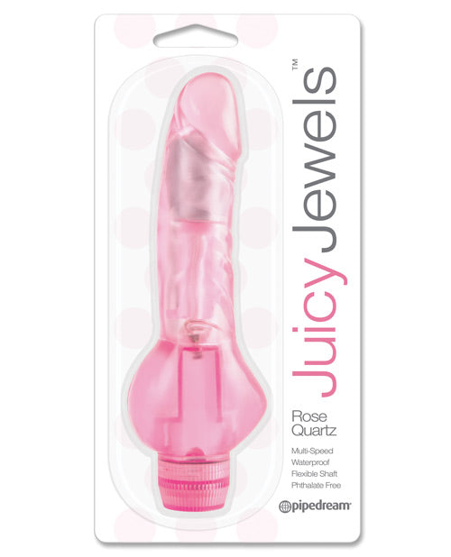 Juicy Jewels Vibrator Soft Jelly Pink Waterproof Design for Enhanced Pleasure