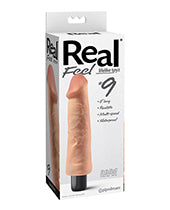 Real Feel No. 9  Long 9" Vibe Waterproof - Multi-speed Flesh