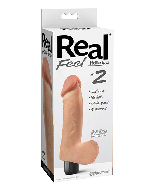 Real Feel Vibrators Multi-Speed Waterproof 7.5 Inch Fanta Flesh Material for Realistic Stimulation