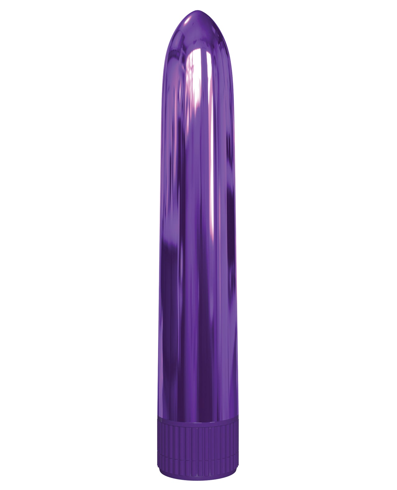 Classix 7-Inch Metallic Vibrator with Multi-Speed Control - Purple