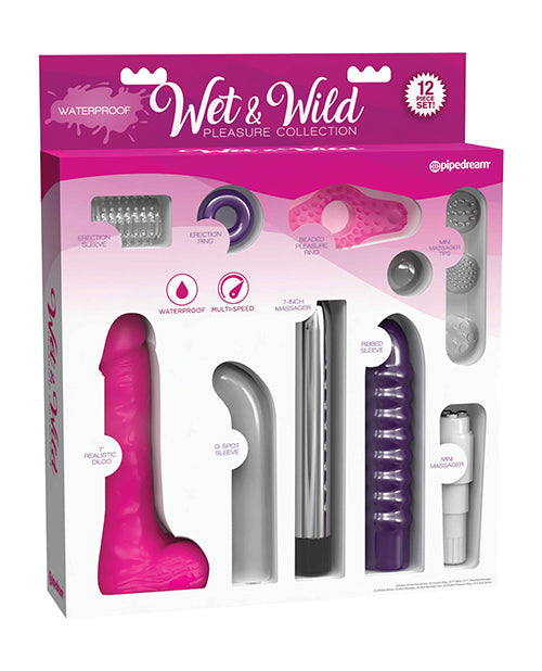Pipedream Products Vibrator Set Waterproof Design Travel-Friendly for Couples and Bath Play