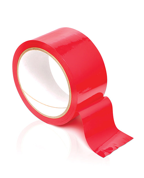 Red Non-Sticky Bondage Pleasure Tape for Safe Restraint Play