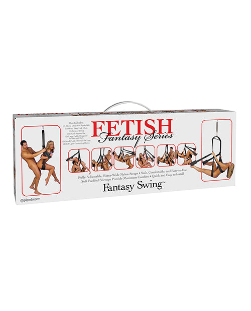 Fetish Fantasy Series Position Aid Sex Swing with Adjustable Padded Supports and Heavy-Duty Hardware for Versatile Intimate Play