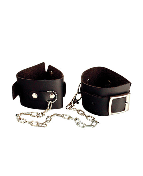 Beginner's Leather Cuffs with Adjustable Chain