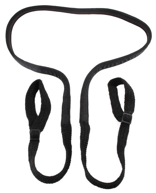 Position Harness with Cushioned Support and Adjustable Handles – Fetish Fantasy Series Giddy Up Harness
