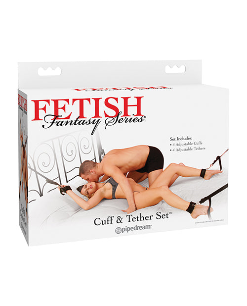 Fetish Fantasy Series Bondage Restraints Adjustable Cuff and Tether Set for Versatile Positioning