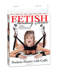 Fetish Fantasy Series Bondage Restraint Adjustable Leg Straps Padded Neck Harness for Secure Positioning