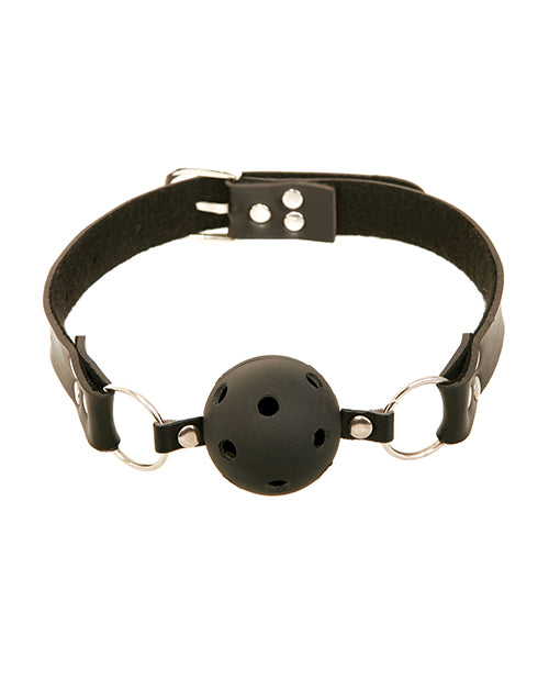 Fetish Fantasy Series Breathable Ball Gag with Adjustable Leather Strap