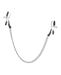 Alligator Nipple Clamps with Adjustable Pressure and Weighted Chain