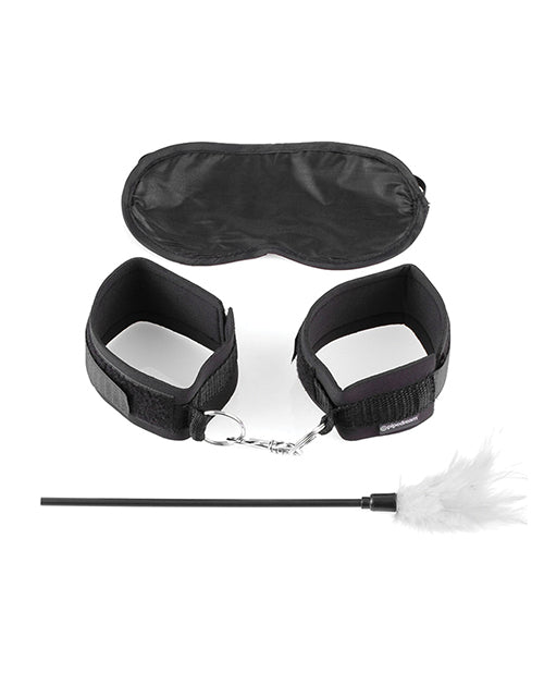 Fetish Fantasy Sensual Seduction Kit with Feather Tickler and Blindfold
