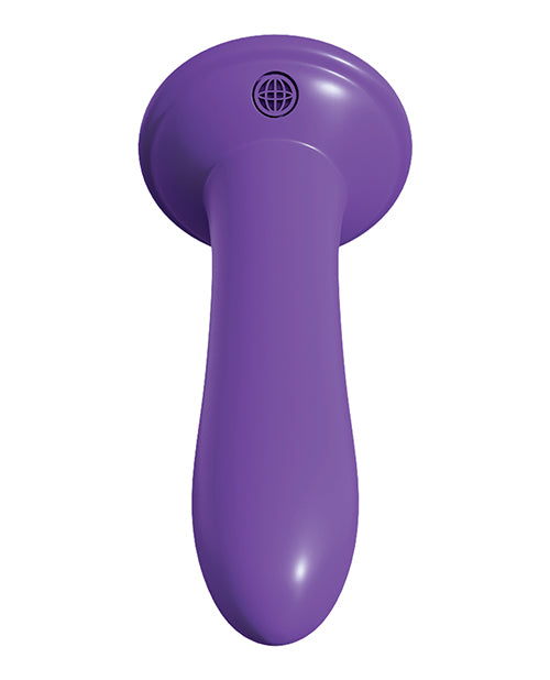 Beginner Strap-On Set with Adjustable Neoprene Harness in Purple