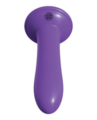 Beginner Strap-On Set with Adjustable Neoprene Harness in Purple