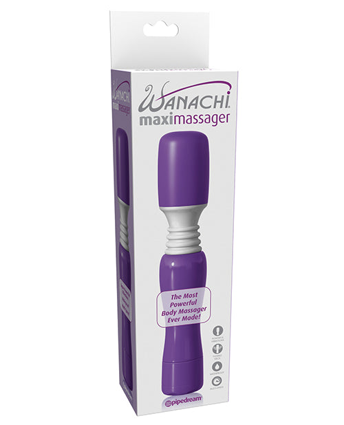 Wanachi Massage Products Maxi Waterproof Cordless Massager Flexible Head for Full Body Muscle Relief