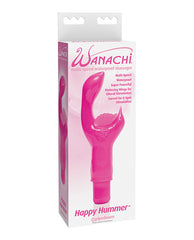Wanachi Stimulator Pink G-Spot Vibrator with Fluttering Wings for Dual Stimulation