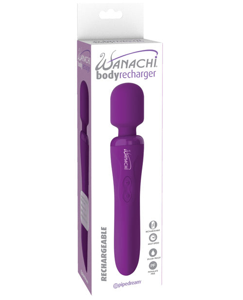 Wanachi Massage Product Rechargeable Silicone Head Flexible Ergonomic Design for Muscle Relief