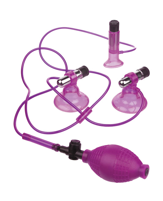 Fetish Fantasy Triple Vibrating Suction Stimulators for Multi-Zone Pleasure