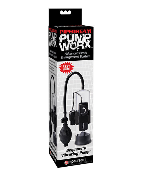 Pump Worx Penis Enhancement Pump Clear Cylinder Vibrating Bullet for Safe Size Enhancement