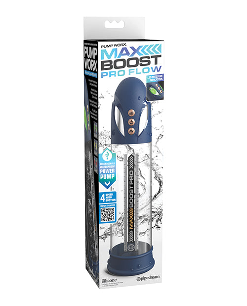 Pump Worx Penis Enhancement Pump with Automatic Settings and LED Pressure Display for Intimate Confidence