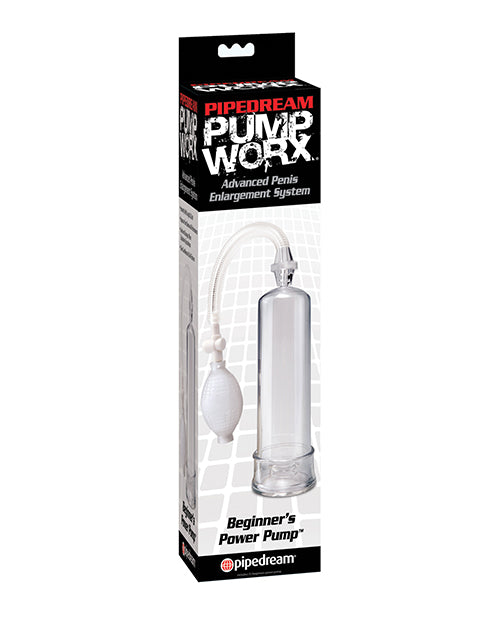 Pump Worx Penis Enhancement Pump clear chamber medical-style squeeze ball for performance improvement