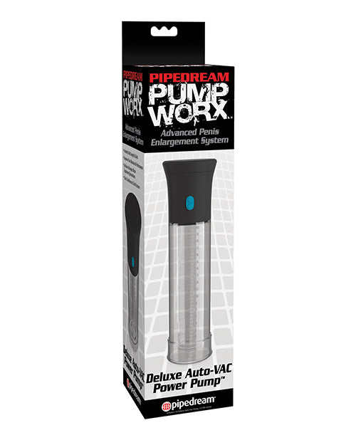 Pump Worx Penis Enhancement Pump automatic vacuum clear cylinder for hands-free performance improvement