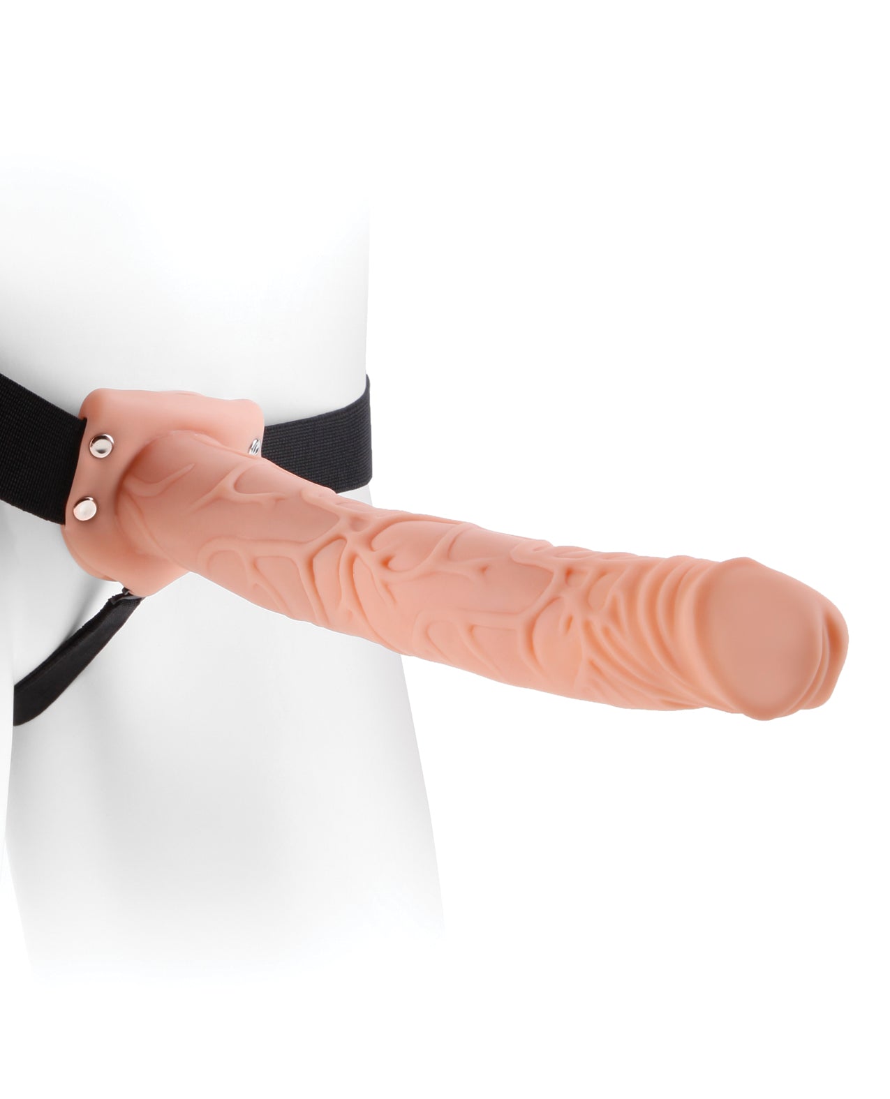 Fetish Fantasy Series 11" Hollow Strap-On with Realistic Balls