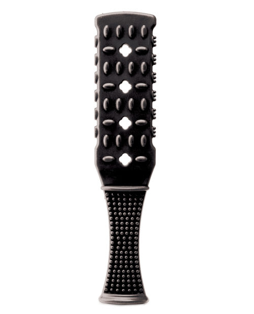 Fetish Fantasy Series Rubber Paddle Flexible Soft Black Impact Tool for Bondage Restraint Play