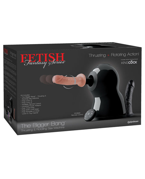 Fetish Fantasy Series Sex Machine with thrusting and rotating Orb-gasm technology and remote control for customizable pleasure