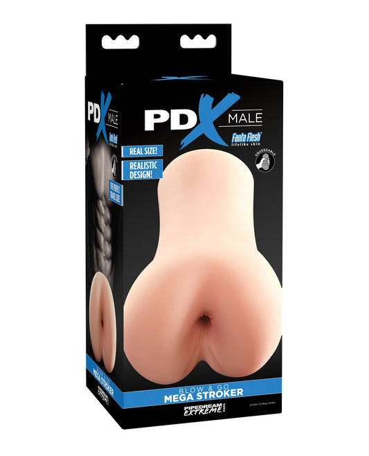 PDX Male Stroker Transparent Soft Textured Tunnel Compact Design for Travel-Friendly Pleasure