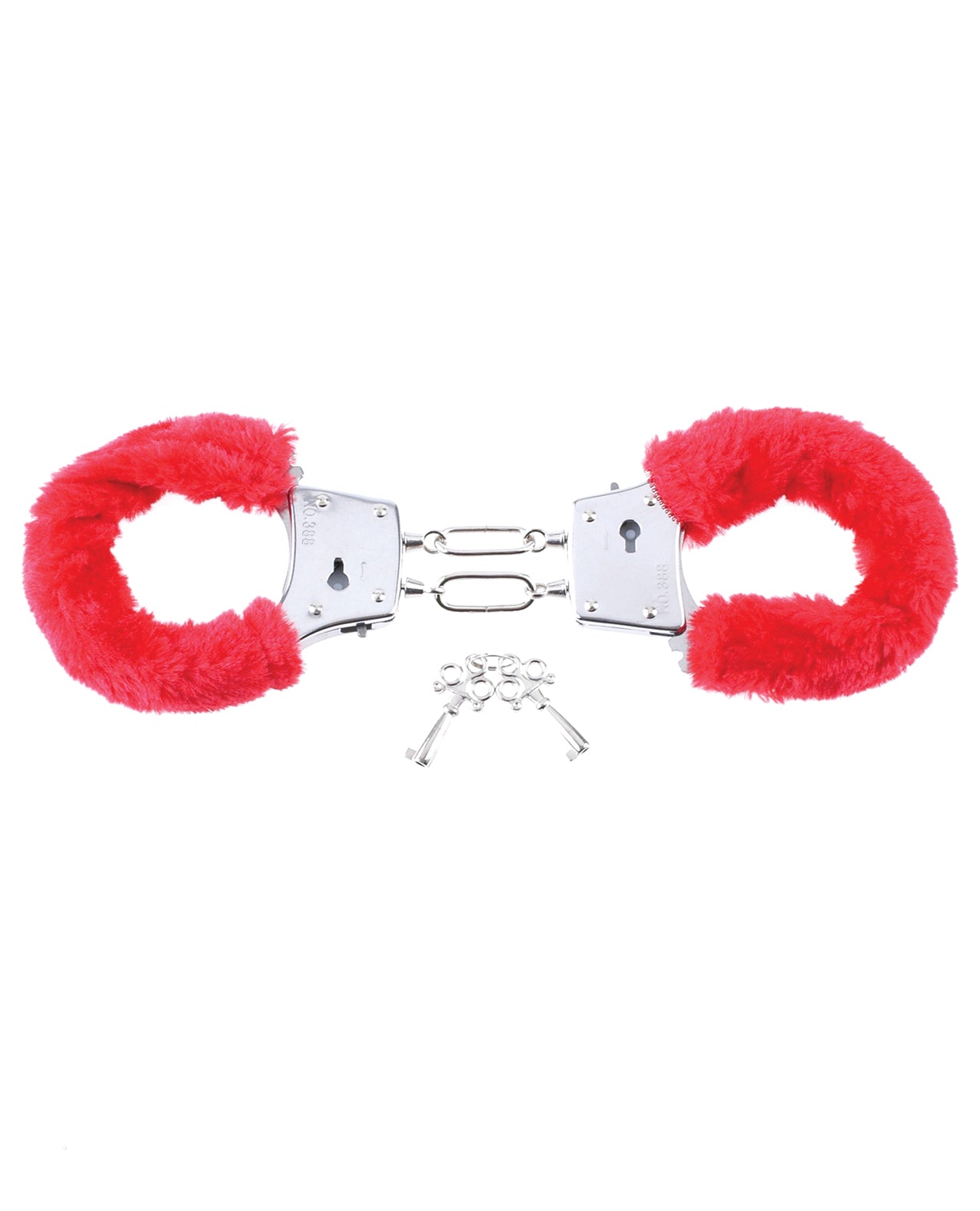Beginner Furry Cuffs in Red with Plush Soft Lining