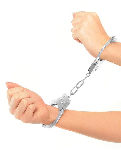 Official Handcuffs with Quick-Release Mechanism for Bondage Play