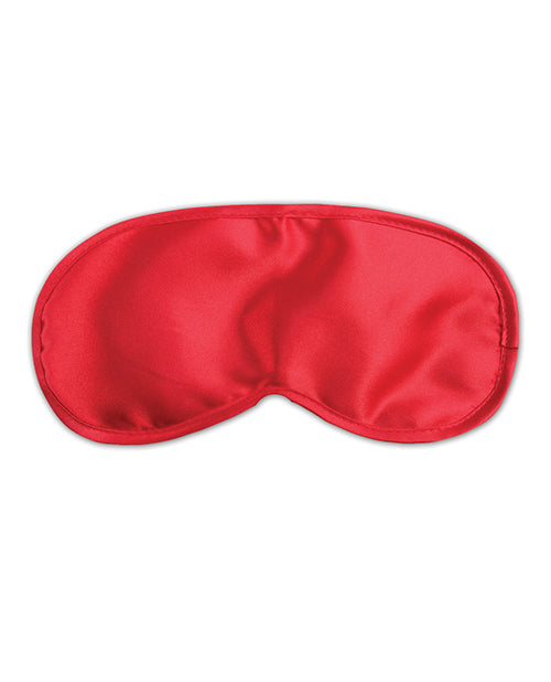 Red Satin Love Mask Bondage Blindfold by Fetish Fantasy Series
