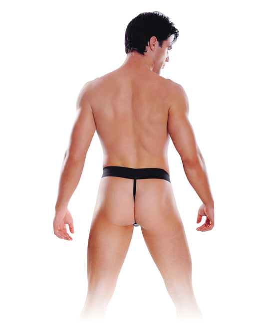 Mr. Big Hollow 8" Strap-On with Adjustable Leather-Feel Harness
