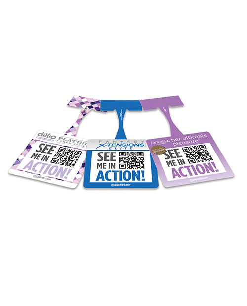 Pipedream Products Shelf Wobblers Assorted Pack Vibrant Graphics for Retail Promotion