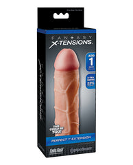 Fantasy X-Tensions Penis Enhancement Sleeve Customizable Fit Lifelike Fanta Flesh for Intimate Confidence