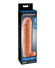 Fantasy X-tensions Perfect 2" Extension w/Ball Strap - Flesh