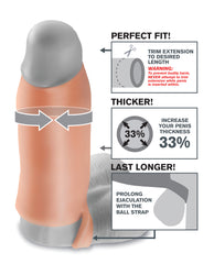 Real Feel Enhancer XL Penis Enhancement Sleeve with Custom Fit