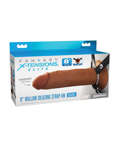 Fantasy X-tensions Strap On Elite Silicone Hollow Shaft Adjustable Nylon Harness for Comfortable Bedroom Play