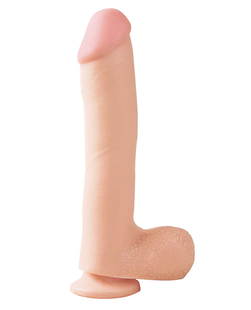 Basix Rubber Works 10 Inch Flexible Realistic Dong with Suction Cup